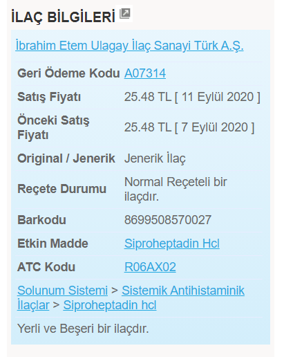 siproheptadin hidroklorür-29835